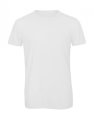 Heren T-shirt Triblend B&C TM055 White